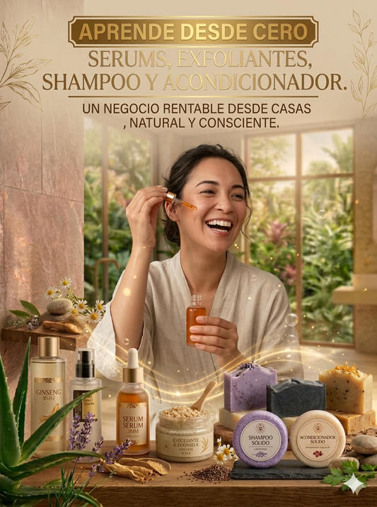 Aprende y emprende desde cero a crear Skin Natural
